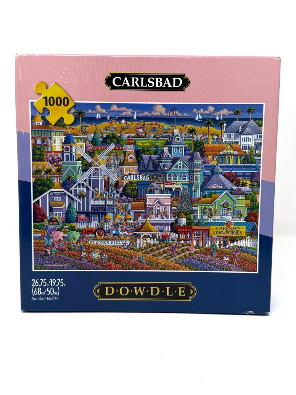 Dowdle Carlsbad Puzzle 1000 Piece Buffalo Games California Coastal Poster
